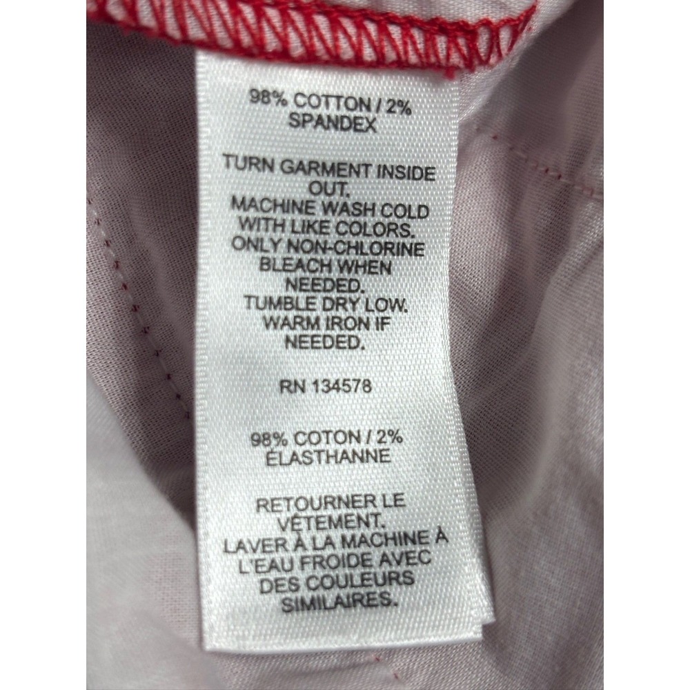 Vineyard Vines Breaker Pant 16 Red Velvet Boys Straight Leg Chino New With Tags - Picture 13 of 13
